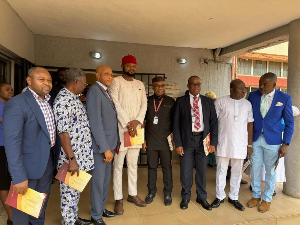 Chima Obieze in a group picture at ESUT